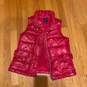 Girls Pink Gap Vest Size Medium/8